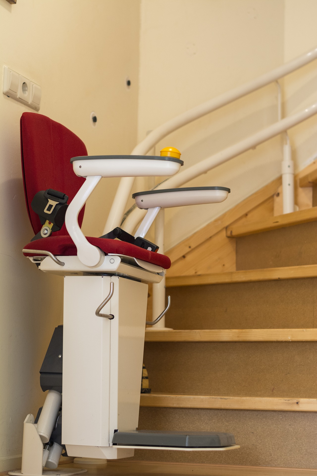 Curved stairlift